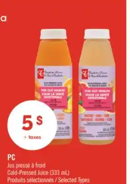 Pharmaprix PC Cold-Pressed Juice offer