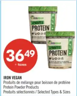 Pharmaprix IRON VEGAN Protein Powder Products offer