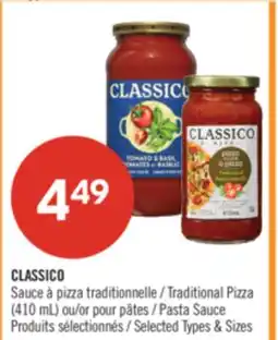 Pharmaprix CLASSICO Traditional Pizza (410 mL) Pasta Sauce offer