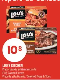 Pharmaprix LOU'S KITCHEN Fully Cooked Entrees offer