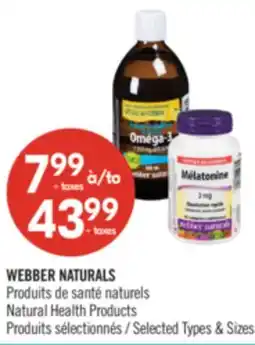 Pharmaprix WEBBER NATURALS Natural Health Products offer