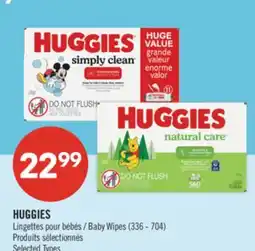 Pharmaprix HUGGIES Baby Wipes offer