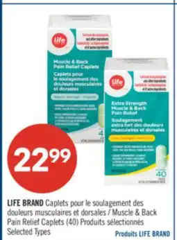 Pharmaprix LIFE BRAND Muscle & Back Pain Relief Capsules (40) offer
