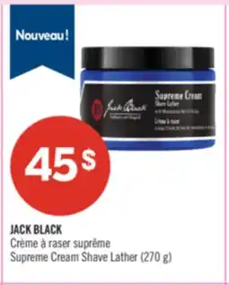 Pharmaprix JACK BLACK Supreme Cream Shave Lather offer