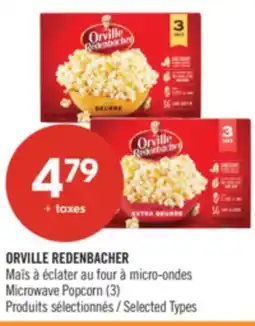 Pharmaprix ORVILLE REDENBACHER Microwave Popcorn offer