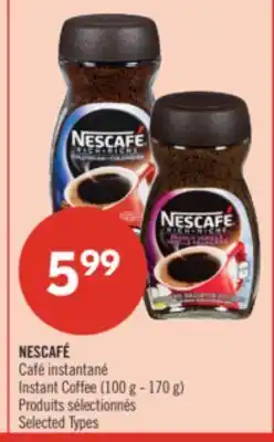 Pharmaprix NESCAFÉ Instant Coffee offer