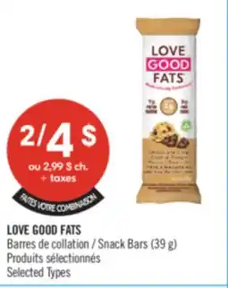 Pharmaprix LOVE GOOD FATS Snack Bars offer