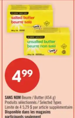 Pharmaprix NO NAME Butter (454 g) offer