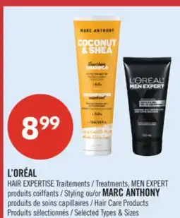 Pharmaprix L'ORÉAL HAIR EXPERTISE Treatments, MEN EXPERT Styling or MARC ANTHONY Hair Care Products offer
