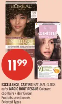 Pharmaprix EXCELLENCE, CASTING NATURAL GLOSS or MAGIC ROOT RESCUE Colorant Hair Colour offer
