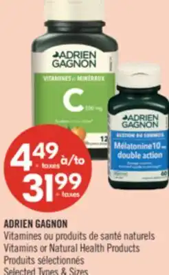 Pharmaprix ADRIEN GAGNON Vitamins or Natural Health Products offer