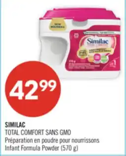 Pharmaprix SIMILAC TOTAL COMFORT SANS GMO Infant Formula Powder offer