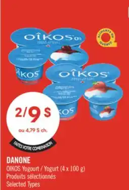 Pharmaprix DANONE Yogurt offer