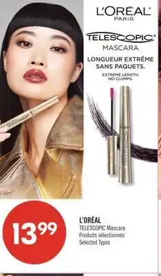 Pharmaprix L'ORÉAL TELESCOPIC Mascara offer