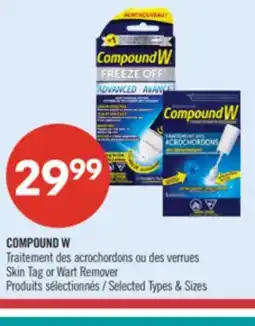 Pharmaprix COMPOUND W Skin Tag or Wart Remover offer