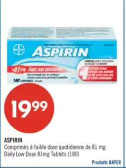 Pharmaprix ASPIRIN Daily Low Dose 81mg Tablets offer