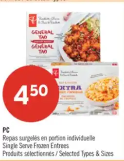 Pharmaprix PC Singe Serve Frozen Entrees offer