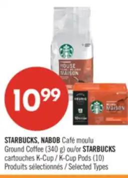 Pharmaprix STARBUCKS, NABOB Coffee (340 g) or STARBUCKS K-Cup Pods (10) offer