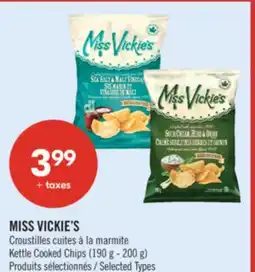 Pharmaprix MISS VICKIE'S Kettle Cooked Chips (190 g - 200 g) offer