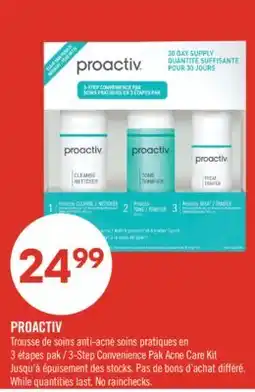 Pharmaprix PROACTIV 3-Step Convenience Pak Acne Care Kit offer
