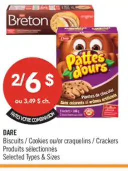 Pharmaprix DARE Cookies or Crackers offer