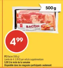 Pharmaprix PC Bacon offer