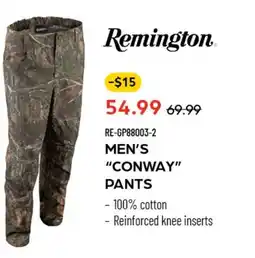 Pronature Remington MEN'S CONWAY PANTS offer