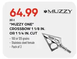 Pronature MUZZY ONE CROSSBOW 1 1/8 IN. OR 1 1/4 IN. CUT offer