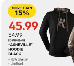 Pronature ASHEVILLE HOODIE BLACK offer