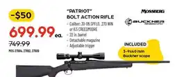 Pronature PATRIOT BOLT ACTION RIFLE offer