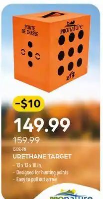 Pronature URETHANE TARGET offer
