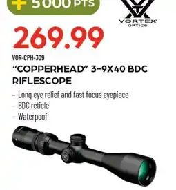 Pronature VORTEX OPTICS COPPERHEAD 3-9X40 BDC RIFLESCOPE offer