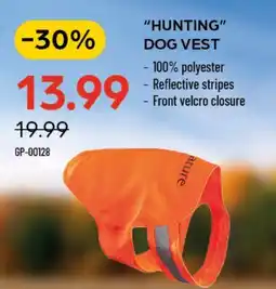 Pronature HUNTING DOG VEST offer