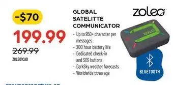 Pronature ZOLEO GLOBAL SATELITTE COMMUNICATOR offer