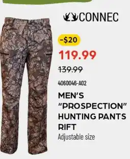 Pronature CONNEC MEN'S PROSPECTION HUNTING PANTS RIFT offer