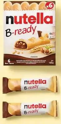 Walmart Paq. de 6 barres B-ready de Nutella offer