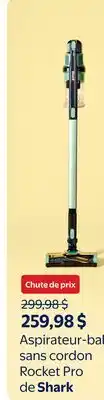 Walmart Aspirateur-balai sans cordon Rocket Pro do Shark offer