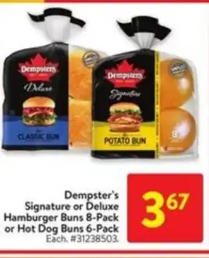 Walmart Dempster's signature or deluxe offer
