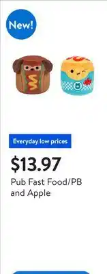Walmart Pub Fast Food/PB and Apple offer