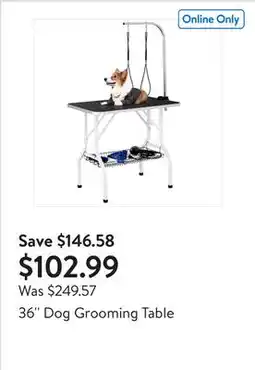 Walmart 36'' Dog Grooming Table offer