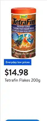 Walmart Tetrafin Flakes 200g offer