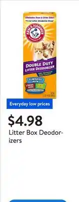Walmart Litter Box Deodorizers offer
