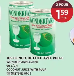 Kim Phat WONDERFARM COCONUT JUICE WITH PULP offer