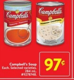 Walmart Campbell's soup offer