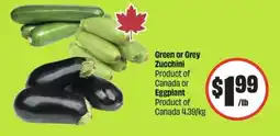 FreshCo Green or Grey Zucchini offer