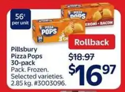 Walmart Pillsbury Pizza Pops 30-Pack offer