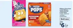 Walmart PILLSBURY PIZZA POPS OR TOASTER STRUDEL offer
