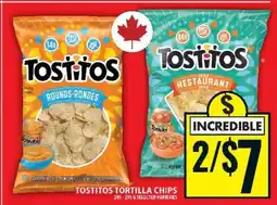 Food Basics Tostitos Tortilla Chips offer