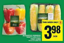 Food Basics Assorted Peppers / Tray Corn offer