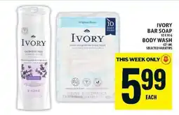 Food Basics Ivory Bar Soap / Body Wash offer